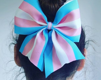 Transgender Bow Hairclip.