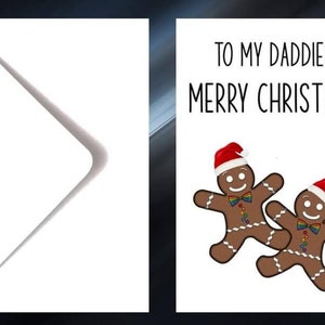 Carte de Noël 2 papas