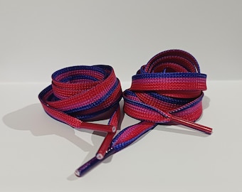 Bisexual Pride Sublimated Shoe laces lots of flags to choose from