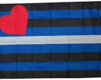 Leather Pride Flag 3ftx5ft