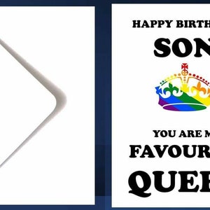 Hijo favorito Queen Card LGBT