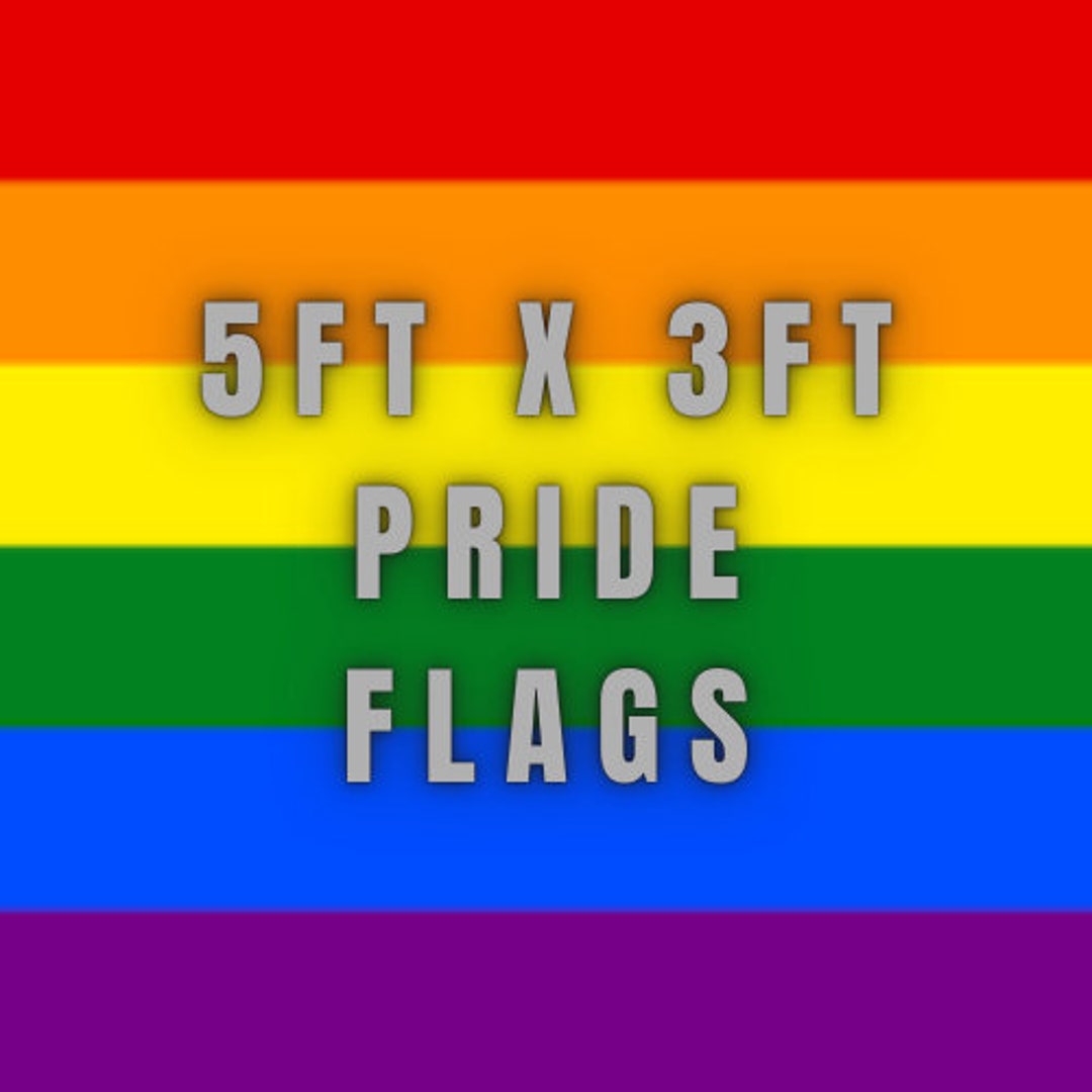 5ft by 3ft Pride Flags Etsy