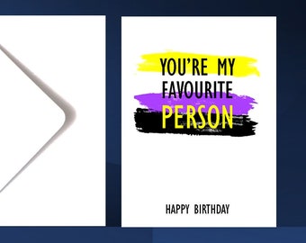 Non Binary Card