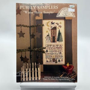 Purely Samplers Winter House Sampler 1999 Ulotka Reflect American Heritage 1991