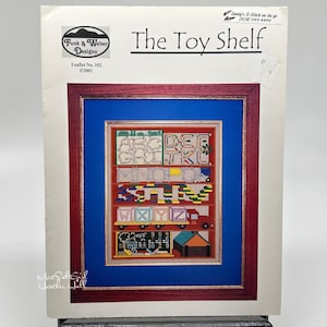Ulotka z wzorem krzyżykowym Funk & Weber Designs „The Toy Shelf” nr 102