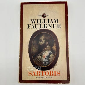 Sartoris by William Faulkner 1964 Vtg Paperback New American Library Signet