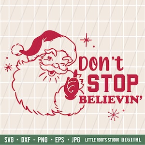 Kerstman SVG/Santa SVG/Kerstmis DIY/Kerstmis SVG/Vintage Kerstman/Kerstman/Santa Face Svg/Santa DXF/Vakantie SVG