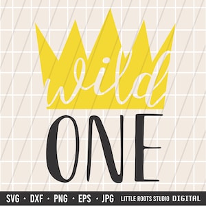 Wild One SVG / Birthday SVG / Cut File / Cricut / Silhouette / 1st Birthday / Birthday Shirt Svg / Kids SVG / DxF / First Birthday Svg