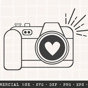 Appareil photo SVG / appareil photo numérique couper fichier / photographie SVG / Cricut / Glowforge / téléchargement numérique / photographe / Photo Svg / cadeau pour elle