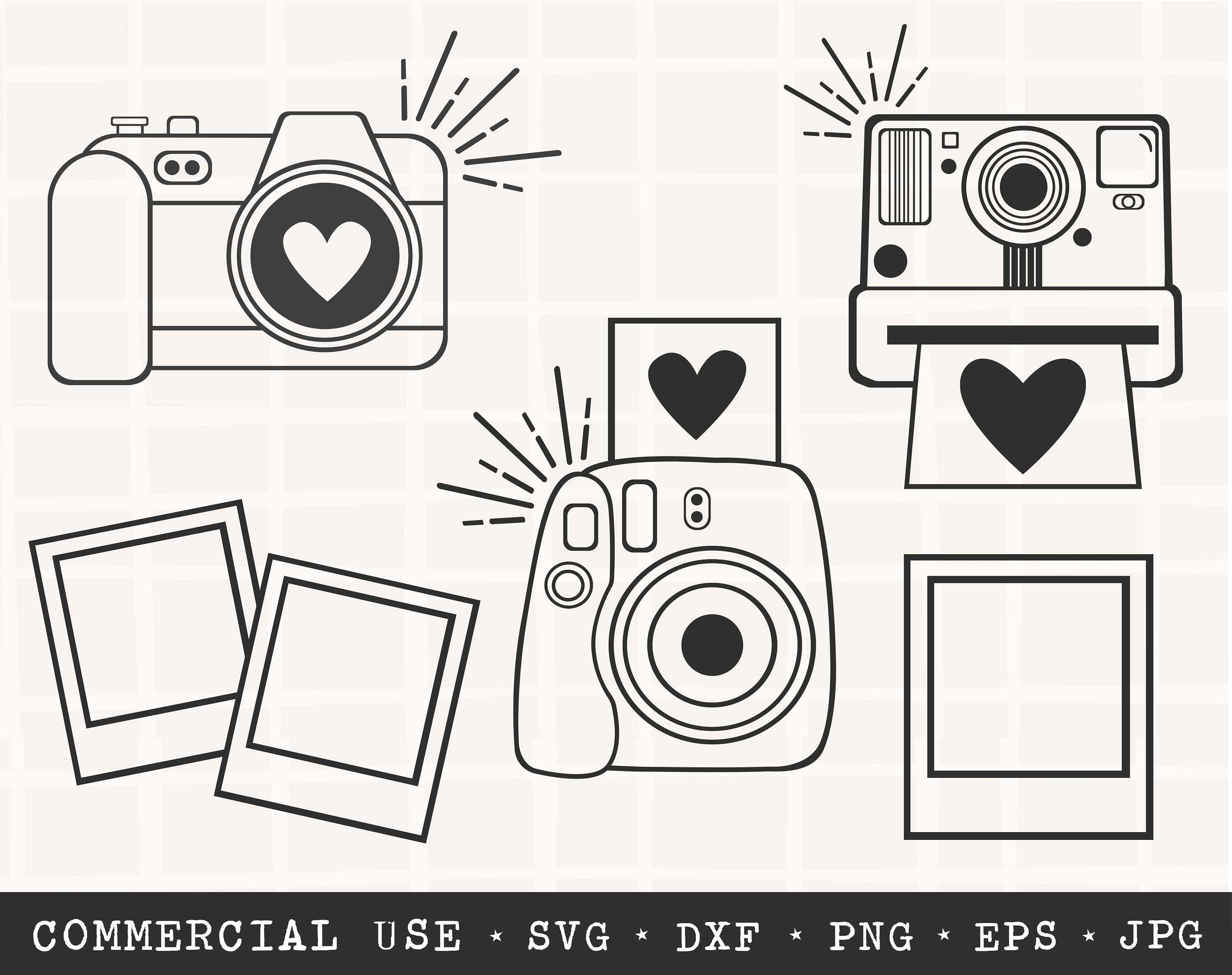 Camera SVG Bundle / Digital Camera Cut File / Photography SVG Etsy