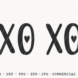 XOXO SVG / Liebe SVG / Valentinstag geschnitten Datei / Valentinstag / digitaler Download / Cricut / Silhouette / Freundschaft