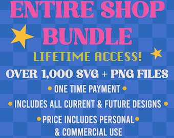SVG-Bundle: 1000+ trendige Designs, kommerzielle Nutzung (digitaler Download)