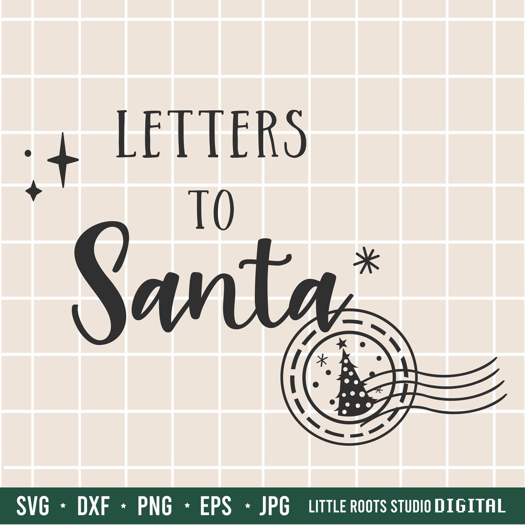 Letters to Santa SVG / Santa Letter SVG / Christmas SVG / Cricut ...