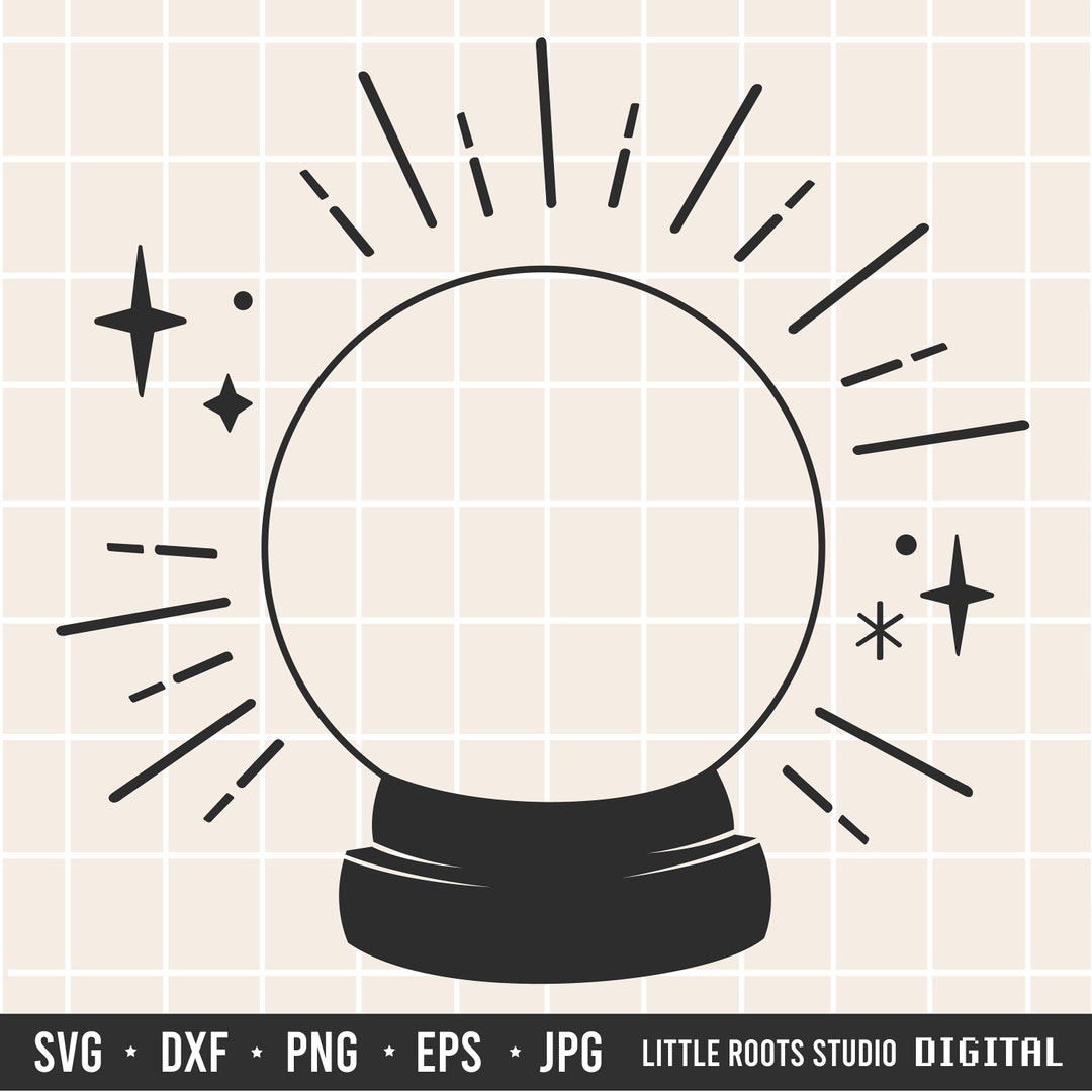 Crystal Ball SVG / Crystal Ball Cut File / Mystical Cut File