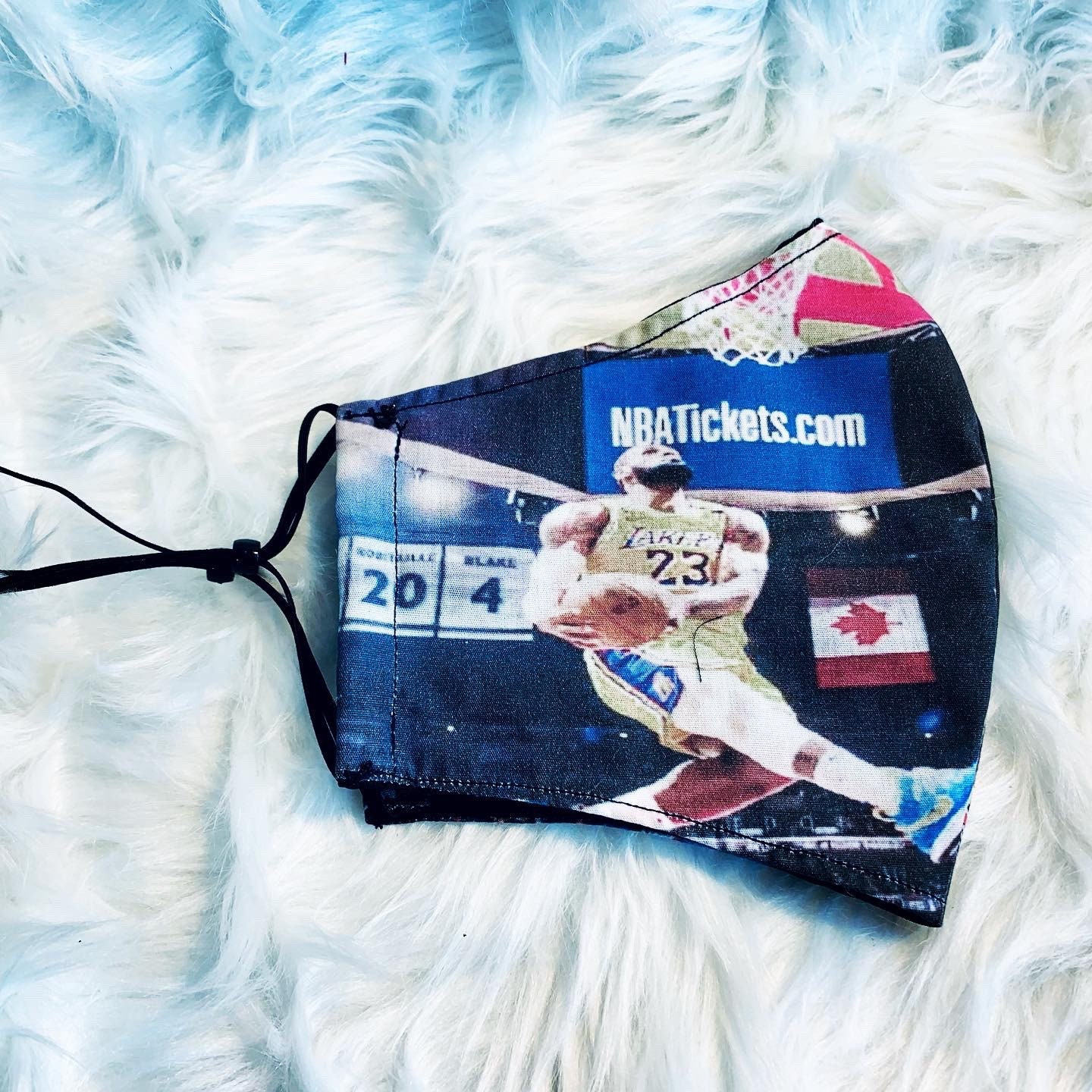 LeBron James NBA Highlights Face Mask Etsy