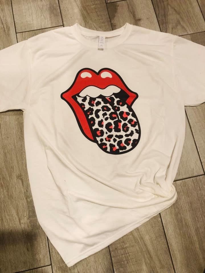 Leopard Lips Lip Shirt Lip T Shirt Lip Shirts Lip Tshirt Etsy