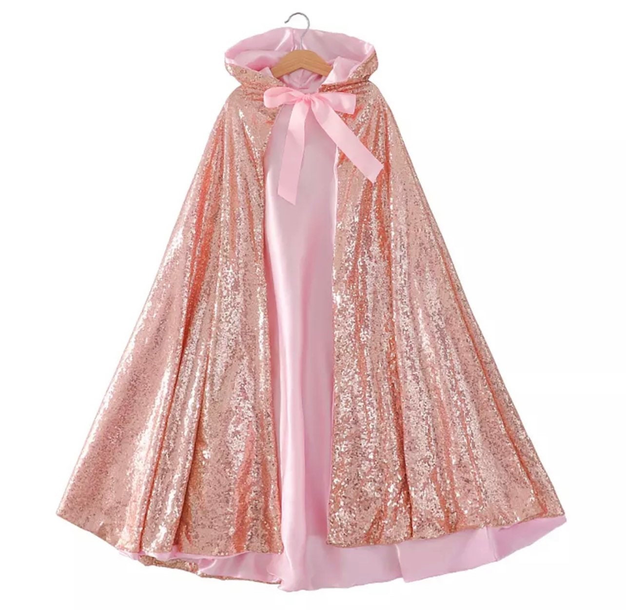 Cape De Sirène Princesse Pour Filles 3-8 Ans - Set Déguisement Avec Accessoires Pailletés