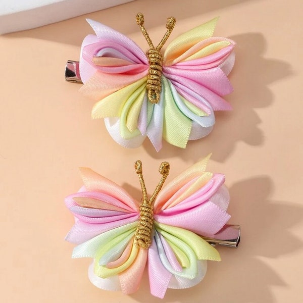 Butterfly Hair Clip Etsy