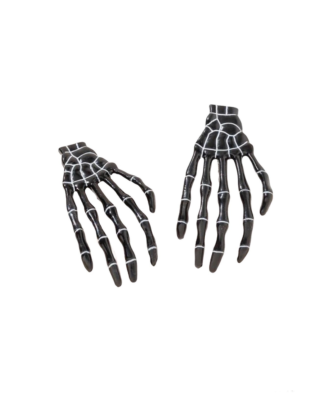 Skeleton Hands Hair Clip Bones Halloween Claw Alligator Clips - Etsy