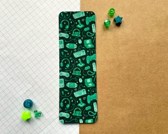 Ready to Game Green Bookmark