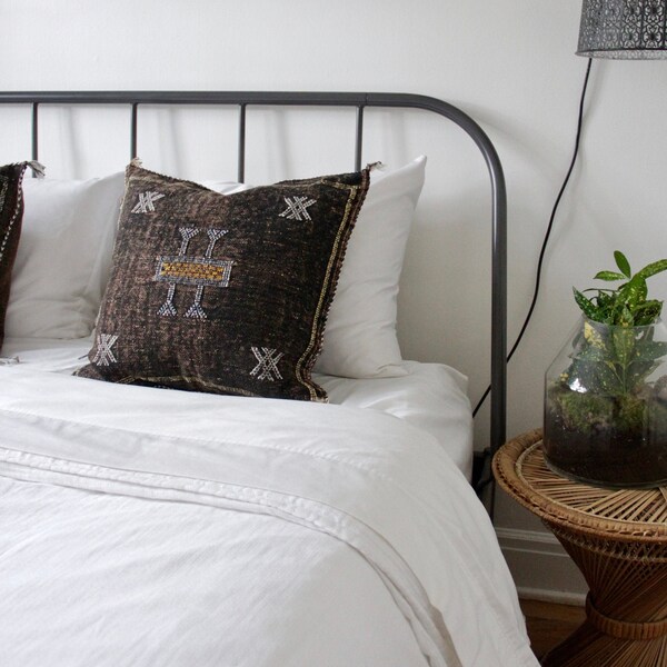 Moroccan Cactus "SABRA" Silk Pillow Cover