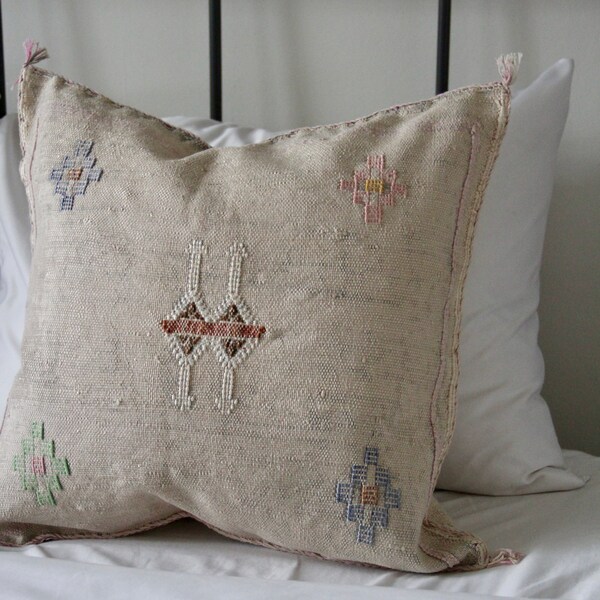 Moroccan Cactus "SABRA" Silk Pillow Covers