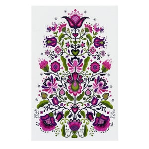 Cross stitch kit Tree of life Floral pattern DIY Embroidery Hand modern kit cross stitch DIY Picture Making Gift for embroiderer Flowers