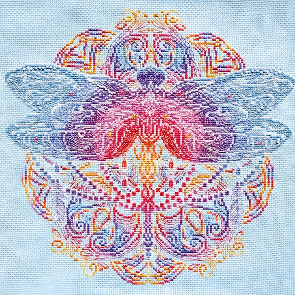 Dragonfly Embroidery Kit Etsy
