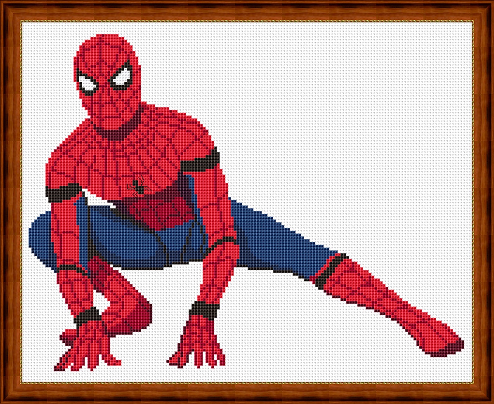 Spider man Cross Stitch Pattern Super heroes Cross Stitch image 0.