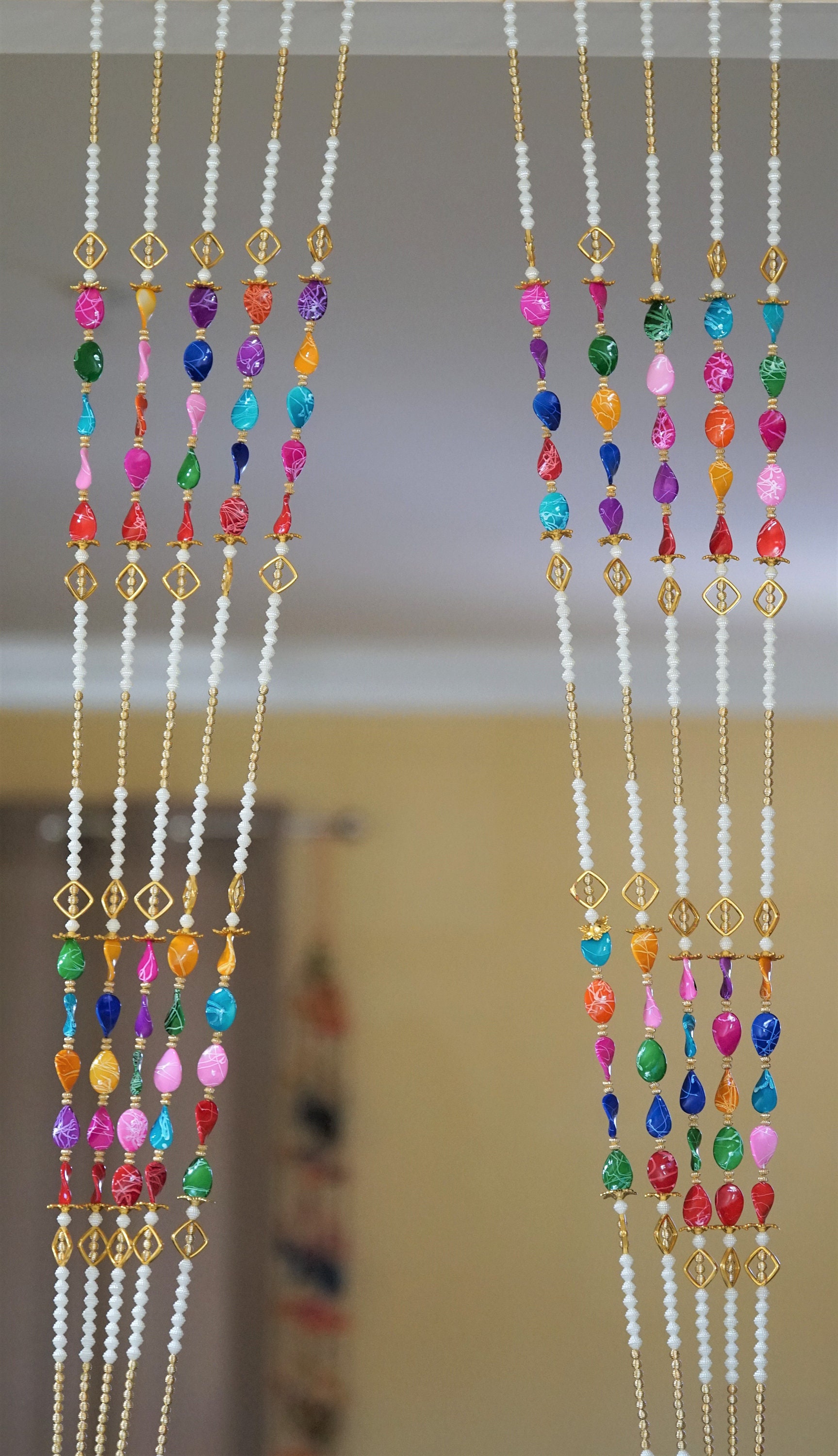 4.5'' 8 Pc Beaded Tassels Jewelry Making Decorative Handmade DIY Crafting  Tassel Christmas Home Decor Charms Gypsy Boho Keychain Latkan