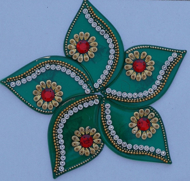 Hennamehndiwedding party candle decor Table top decoration with 1 PC clay hand painted wax diya Diwali candle center piece decoration