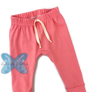 Haremshose / Jogger / Babyhose / Kleinkindhose / Weiche Hose / Hose mit Bündchen / Drop Crotch / Herbstkleidung / Warme Kleidung