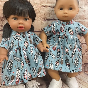 Minikane / Miniland / Bitty Baby / Dress / Doll Clothes / 13&quot; Doll / 15&quot; Doll