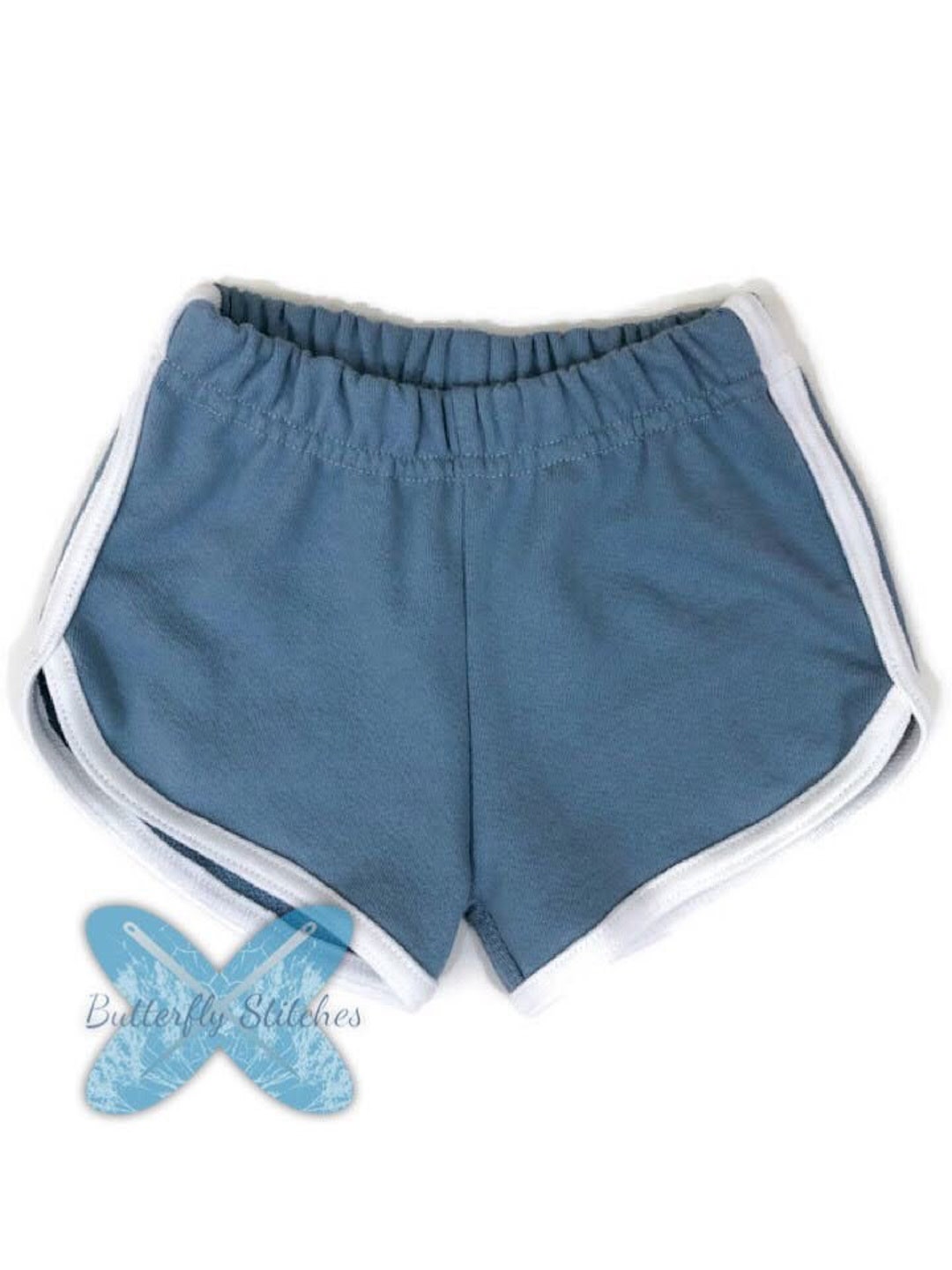 River / Blue /track Shorts / Solid Shorts / Boy Shorts / Girl Shorts