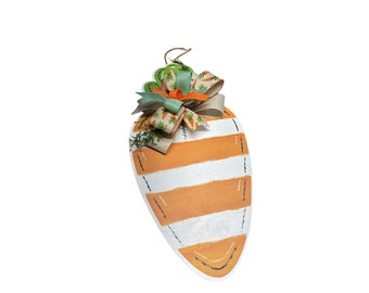 Carrot door hanger, Easter front door hangers for front door,