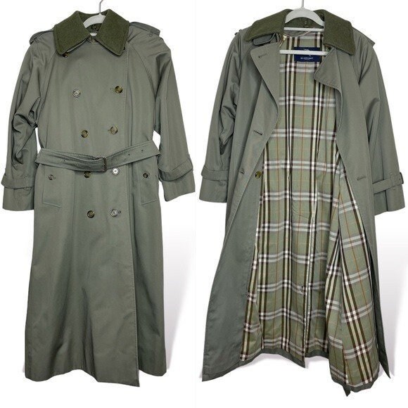 Burberry Lined Coat - Etsy