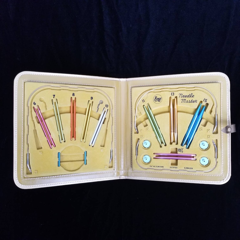Vintage Boye Needle Master Knitting Needle Kit Etsy