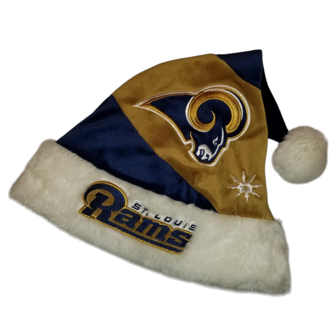 NFL St Louis Rams Santa Hat Team Beans Authentic - Etsy