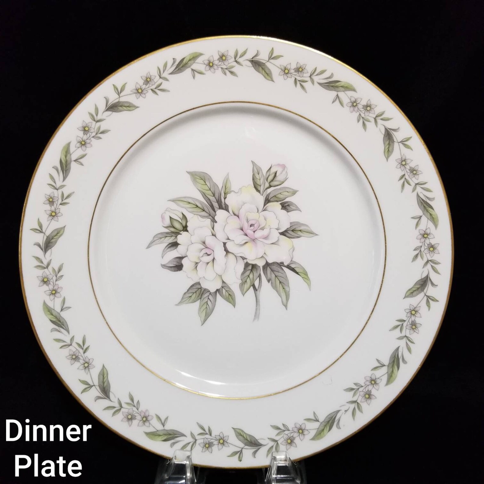 Vintage Gardenia Pattern, Royal Jackson Fine China, Vogue Ceramic