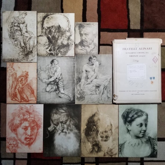 Fratelli Alinari Lungarno Corsini 24r Firenze Italy Set of 15