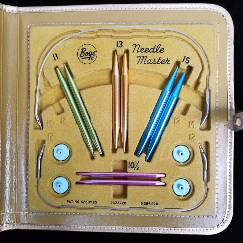 Vintage Boye Needle Master Knitting Needle Kit Etsy