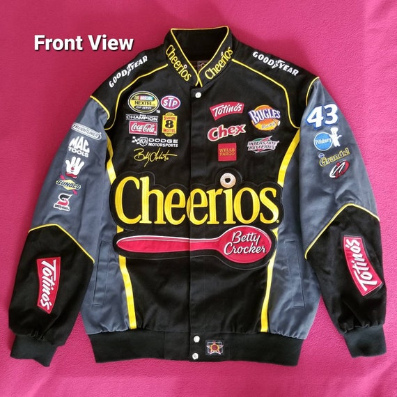 Vintage Signed Kyle Petty NASCAR Cheerios Betty Crocker Jacket - Etsy