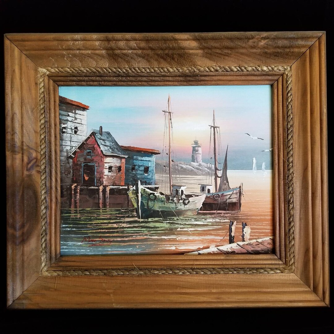 Spectacular Original Oil Painting by Max Savy With
