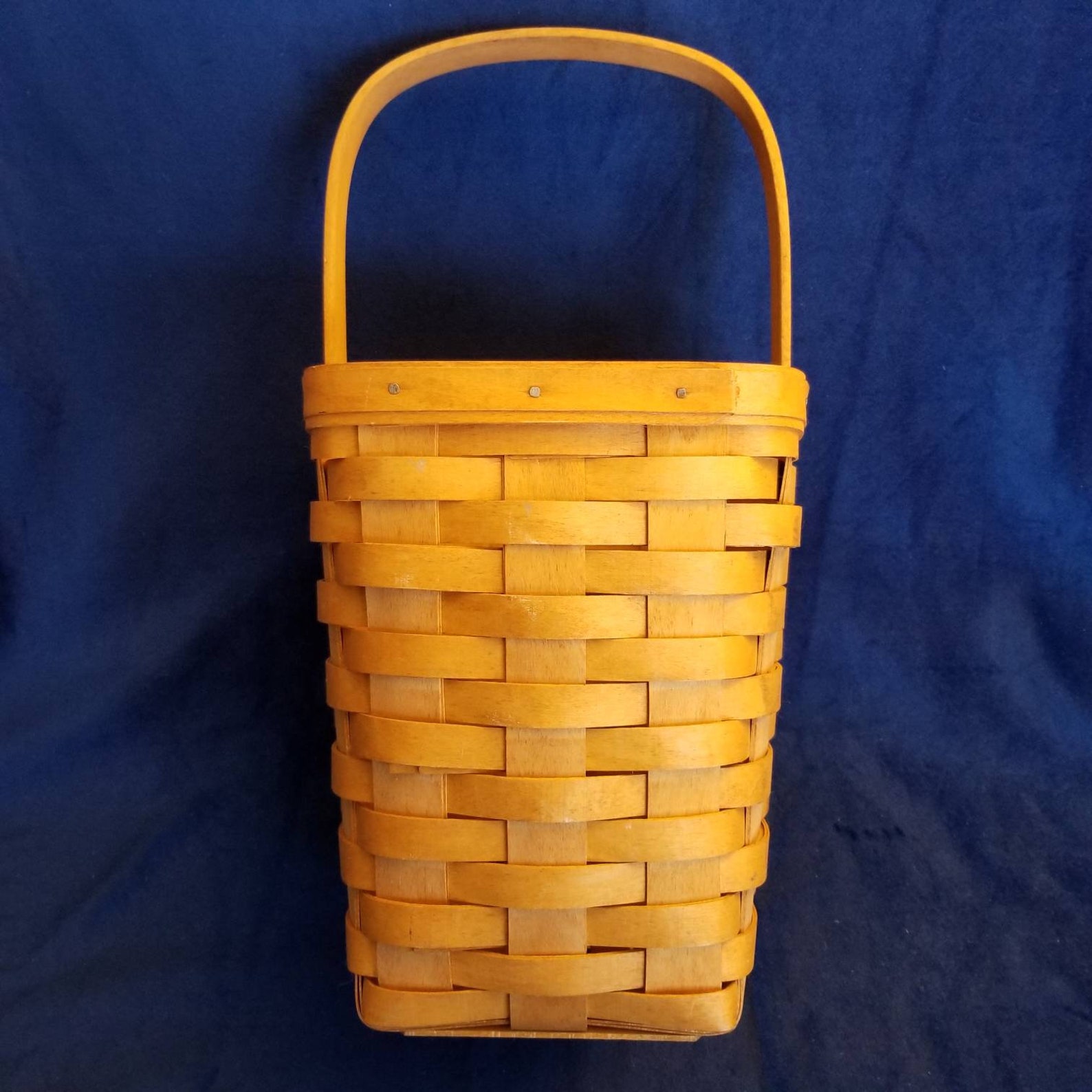 Handwoven Longaberger Basket 1995 Signed With Initials KSB Etsy
