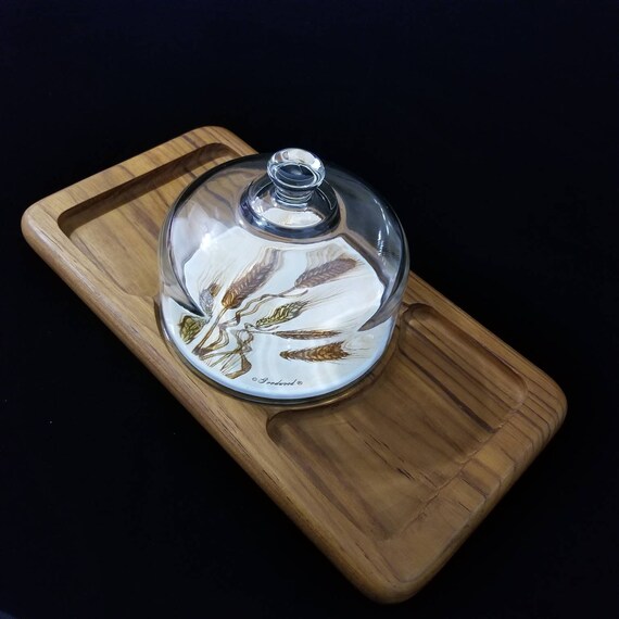 Goodwood Genuine Teak Covered Cheese and Cracker Tray Etsy