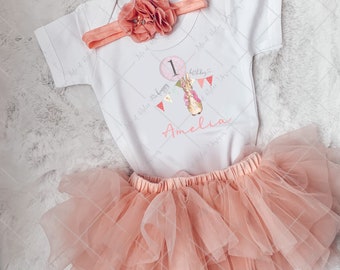 Baby Girl Luxury Birthday Outfit | Flopsy Bunny Tutu Set | Personalised Vest | Perfect cake smash photoshoot | Gift for her | Party dress