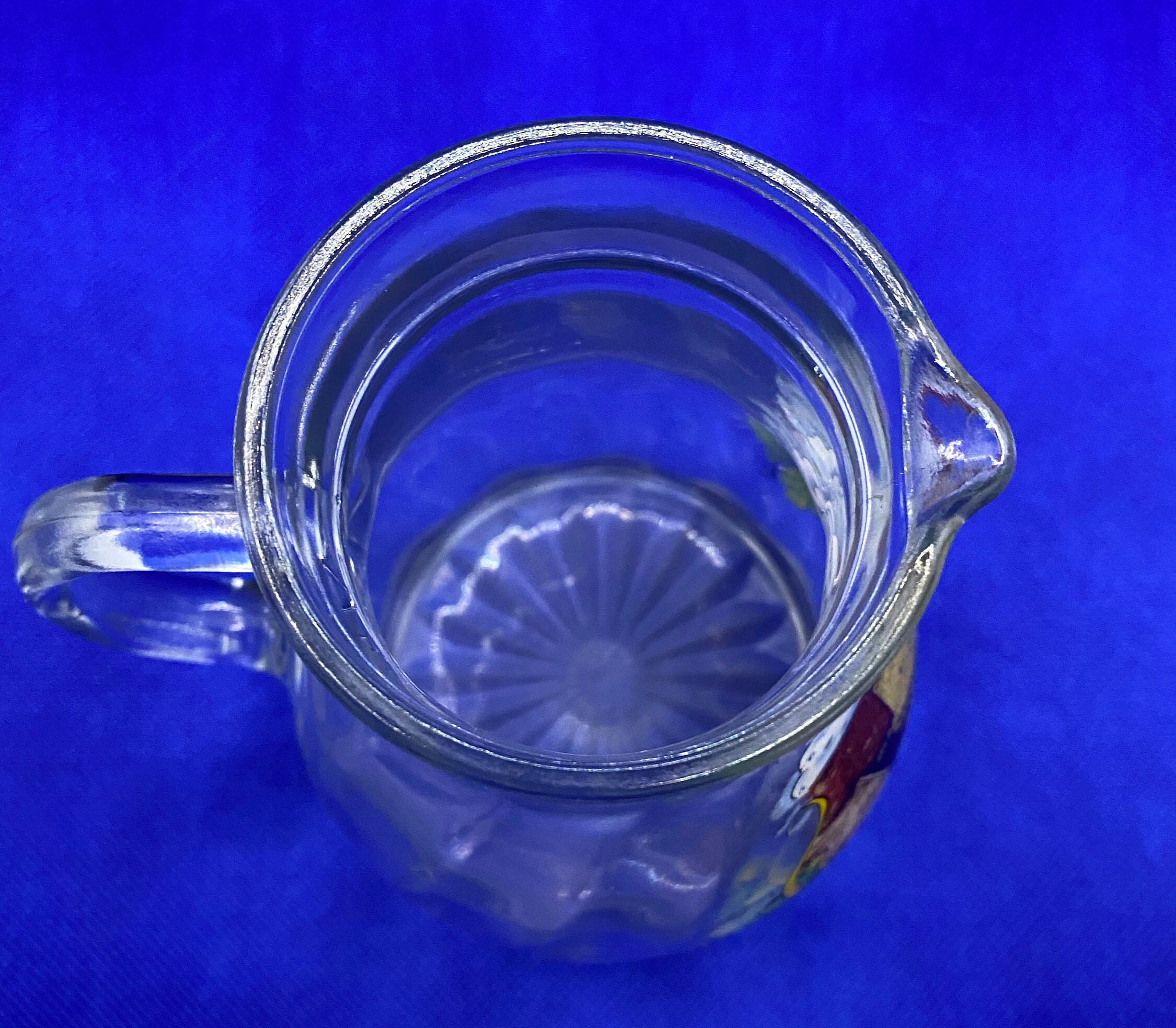 Vintage Small Glass Pitcher/syrup Server 1986 Germany Etsy