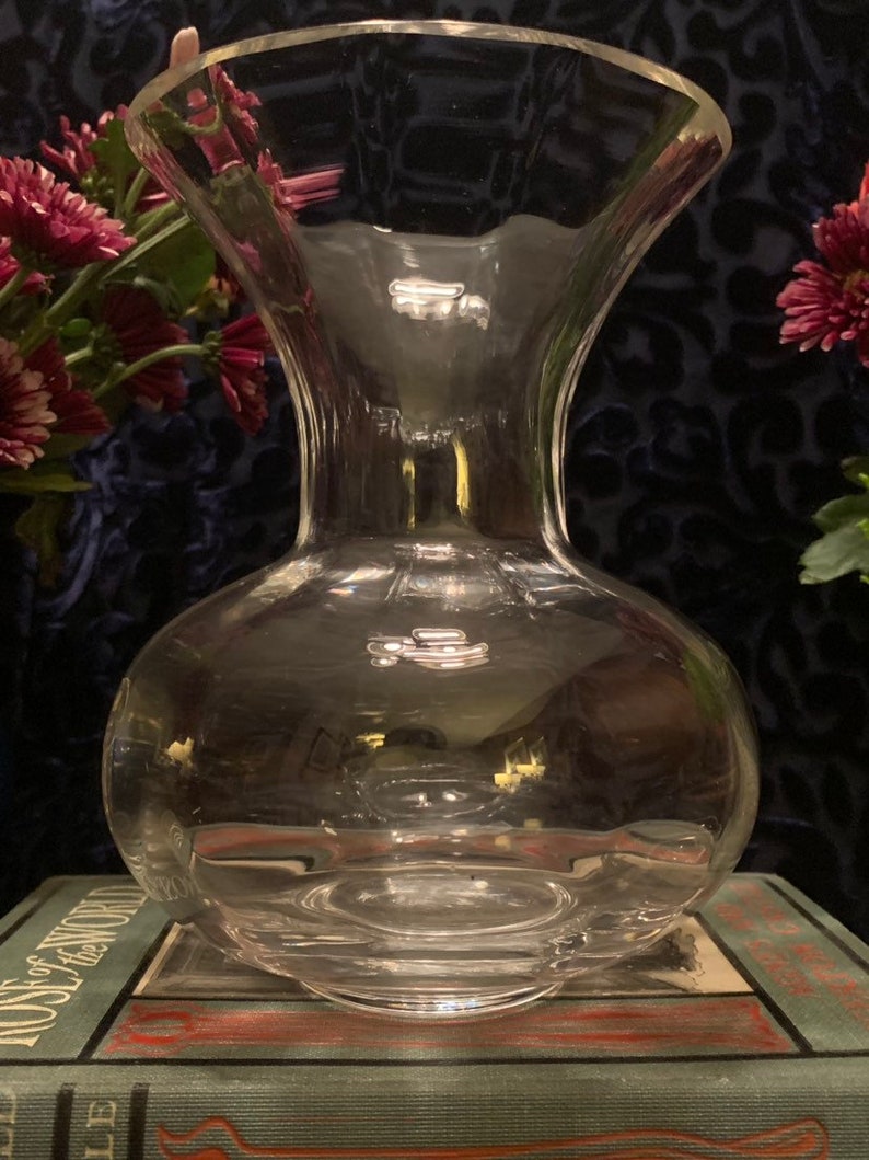 Wedgwood 24 Lead Crystal 65/8 Flower Vase Devon Etsy