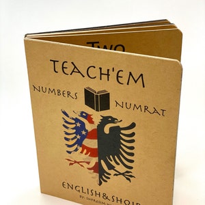 Livre de nombres pour enfants albanais