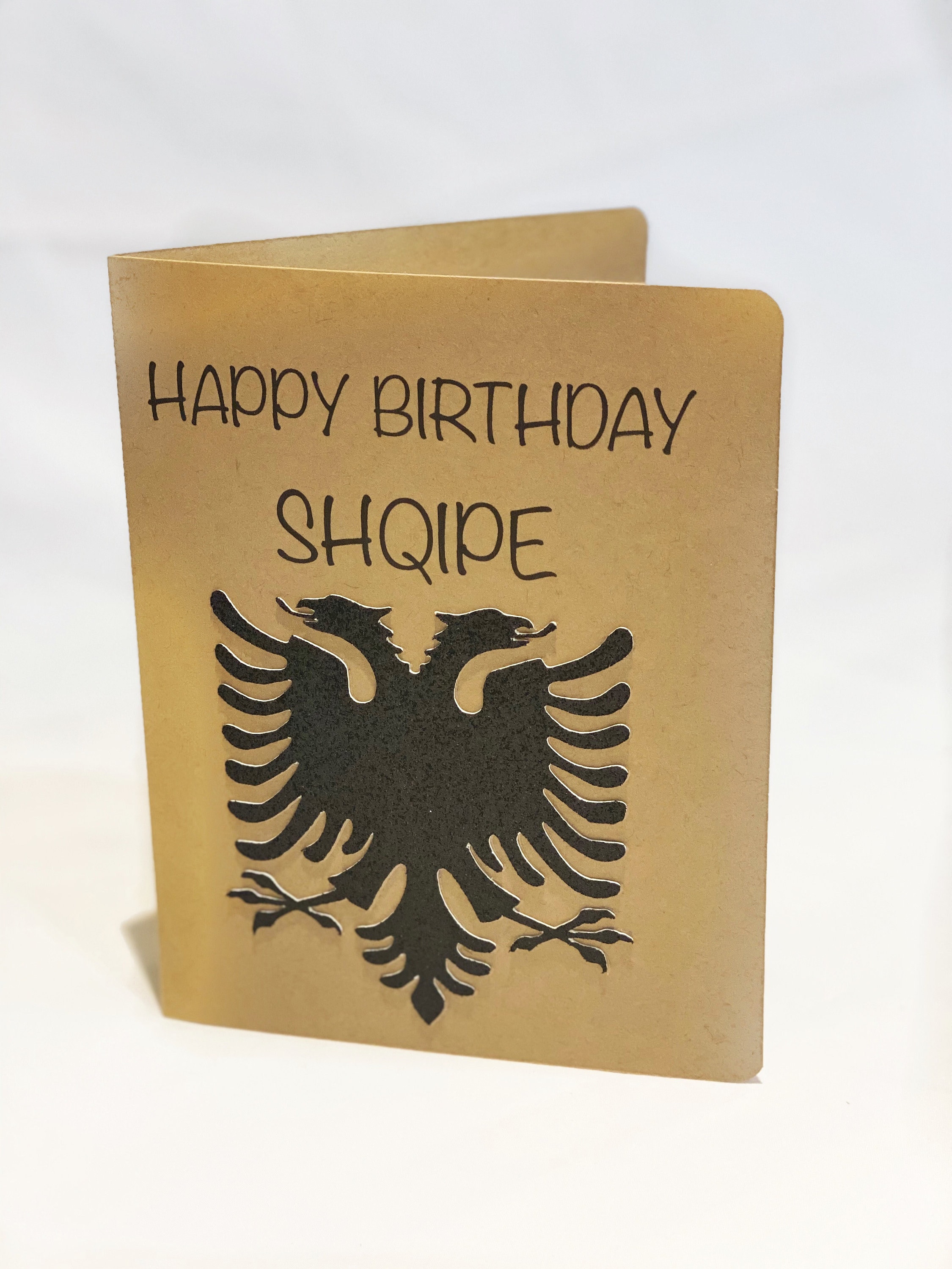 Carte Albanaise De Joyeux Anniversaire Etsy Carte Albanaise De Joyeux Anniversaire Etsy